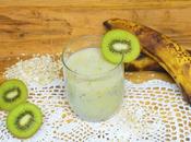 Batido SALUDABLE leche avena, kiwi plátano