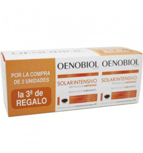 Oenobiol Bronceado Sublimado 90 capsulas Triplo Oferta Después del verano prolonga tu bronceado
