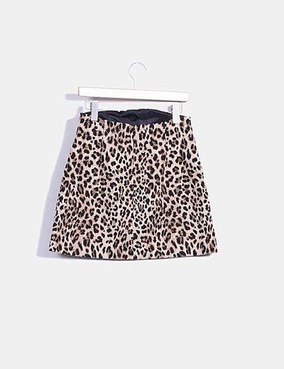 Zara Falda Animal Print Zara Falda Animal Print