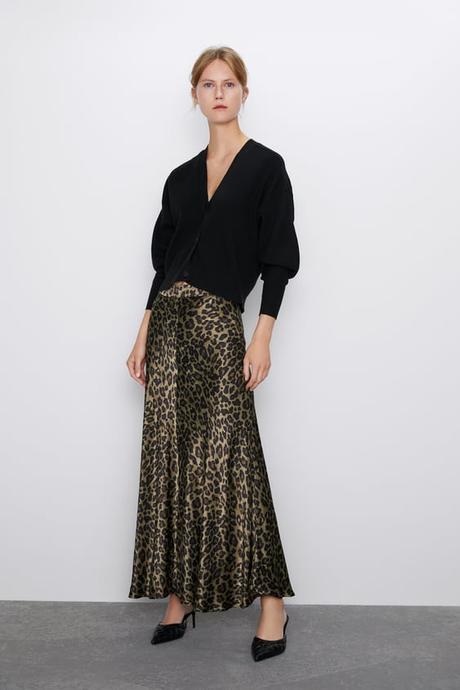 Zara Falda Animal Print