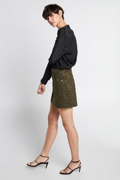 Zara Falda Animal Print