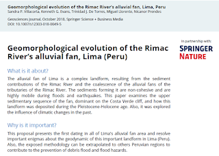 Evolución Geomorfológica del Abanico de Lima (Perú) queda revelada por investigación doctoral en Geomorfología