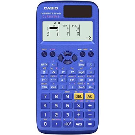 Calculadora científica, ¿cuál comprar? Casio FX-85SP X II - Calculadora Científica, Recomendada para el Curriculum Español y Portugués, 293 funciones, solar, Azul