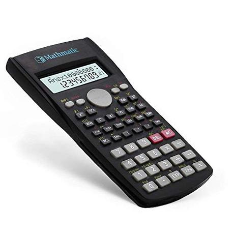 Mathmatic - Calculadora científica 82ms | Pantalla de 2 líneas | 240 funciones | STAT-Data Editor | Calculadora portátil para matemáticas, enseñanza, oficina.