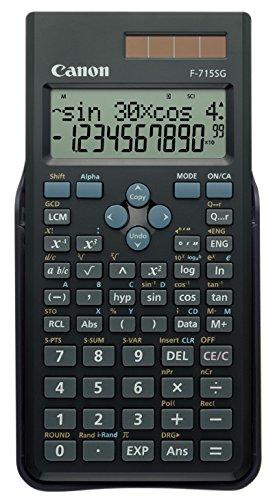 Calculadora científica, ¿cuál comprar? Calculadora científica Canon F-715SG Negra