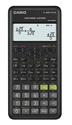 Calculadora científica, ¿cuál comprar? Casio FX-82ES PLUS-2 - Calculadora científica, 252 funciones, 11 x 77 x 162 mm negro