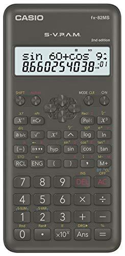 Calculadora científica, ¿cuál comprar? Casio FX-82MS-2- Calculadora científica, color gris oscuro