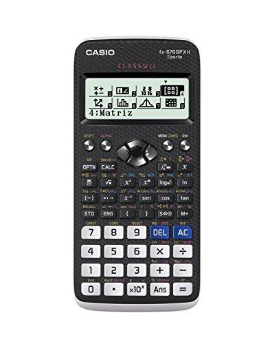 Calculadora científica, ¿cuál comprar? Casio FX-570SPXII- Calculadora científica, Recomendada para el curriculum español y portugués, 576 funciones, color gris/blanco