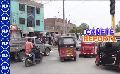 SEMÁFOROS MALOGRADOS GENERAN DESORDEN EN SAN VICENTE DE CAÑETE...