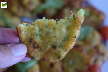 Tortillitas de Brócolis y Queso Azul Tortillitas de Brócolis y Queso Azul