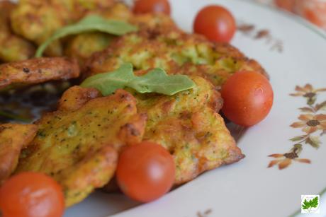 Tortillitas de Brócolis y Queso Azul