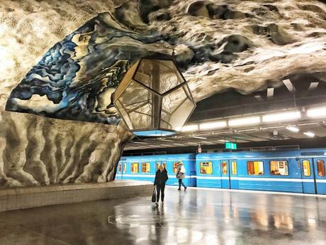 Arte en el metro de Estocolmo