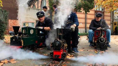 Un tren miniatura para el disfrute de los más pequeños de la casa