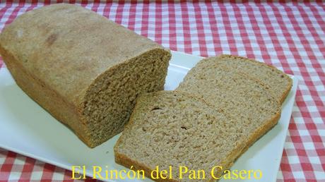 Receta fácil de pan de molde integral con harina de espelta 100% Receta fácil de pan de molde integral con harina de espelta 100%