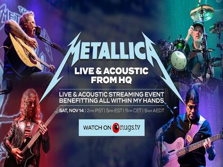 Metallica anuncia concierto benéfico online con entradas de 15 a 95 dólares