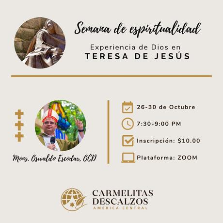 Experiencia de Dios en Teresa de Jesús: Semana de Espiritualidad