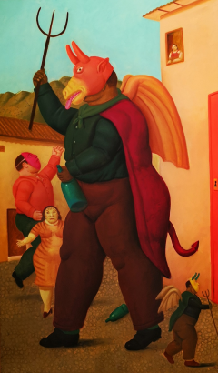 Fernando Botero y su pintura.