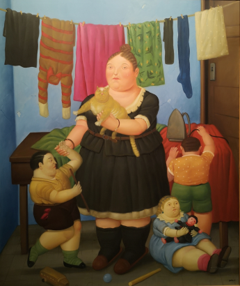 Fernando Botero y su pintura.