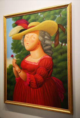 Fernando Botero y su pintura.