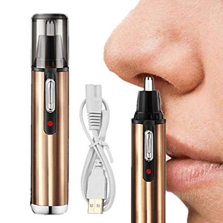 Nanssigy Cortapelos Nariz y Orejas,USB Recargable Recortador de Nariz,Nose Hair Trimmer,Sin Dolor, para hombres y mujeres,Lavable Cuchillas de Acero Inoxidable 360° Rotación