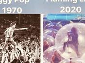 Flaming Lips concierto público dentro burbujas gigantes