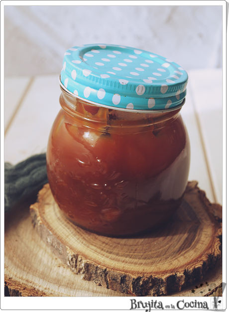 Salsa toffe o salsa de caramelo Salsa toffe o salsa de caramelo