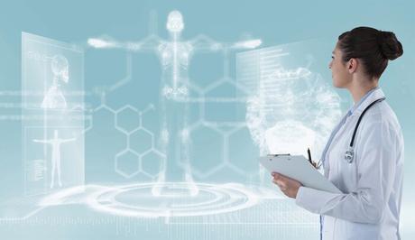 Un científico que estudia la composición corporal. 