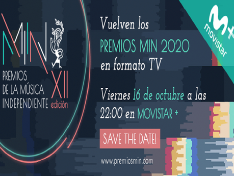Los XII Premios MIN de la Música Independiente, este viernes en Movistar+