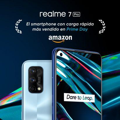 realme 7 Pro, el teléfono con carga rápida más vendido durante el Prime Day