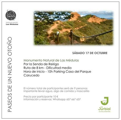 Planes para el fin de semana en El Bierzo. 16 al 18 de octubre 2020 Planes para el fin de semana en El Bierzo. 16 al 18 de octubre 2020