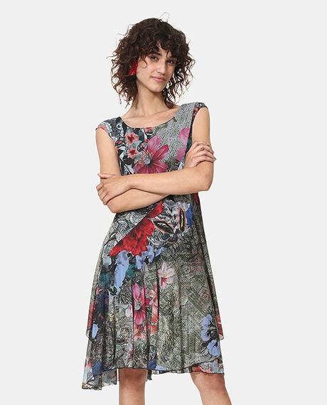 Vestido Falda De Capa Vestido Falda De Capa