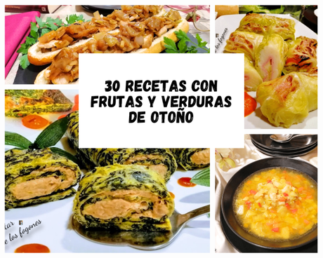 30 RECETAS CON FRUTAS Y VERDURAS DE OTOÑO PARA TRIUNFAR