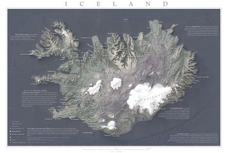 Mapa de Islandia, por Austin Novak