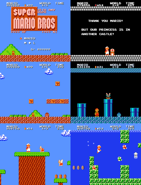 [ROM hack] Super Mario Bros. Resprited (NES)