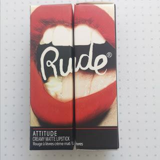 Labiales de Rude Cosmetics | Reseña y swatches en labios 02 packaging