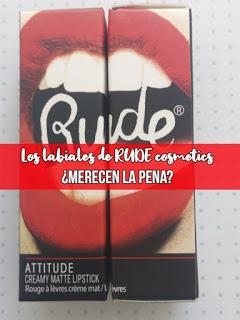 Labiales de Rude Cosmetics | Reseña y swatches en labios portada