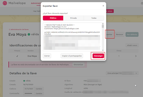 Mailvelope: cifrando los emails web