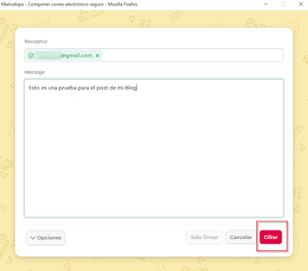 Mailvelope: cifrando los emails web