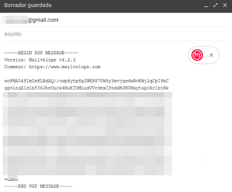 Mailvelope: cifrando los emails web