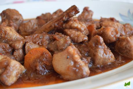 Lomo de Cerdo con Vino Tinto, Miel y Canela