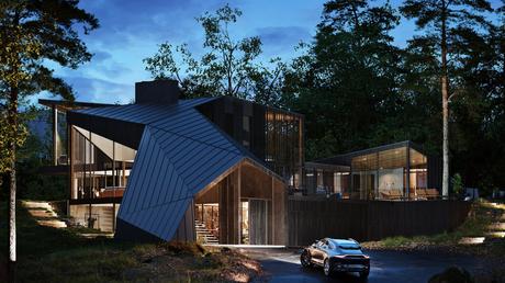 Aston Martin colabora con S3 Architecture para diseñar su primer proyecto residencial sylvan-rock-house-architecture-hudson-valley-s3-aston-martin-renderings_dezeen_hero-1-2048x1152