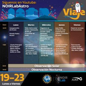 Evento en línea “Viaje al Universo”