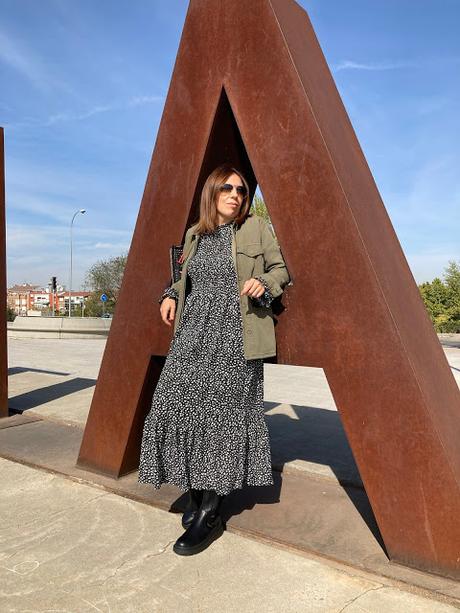 LONG DRESS + PARKA.- LONG DRESS + PARKA.-