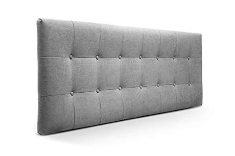 Cabecero de Ikea, compra el mejor SUENOSZZZ-ESPECIALISTAS DEL DESCANSO Cabeceros de Cama 135 cm. Cabezales de Cama Acolchado Zurich. Cabezal tapizado ACUALINE limpiafacil. Cabeceros de Cama Matrimonio. Color Gris.