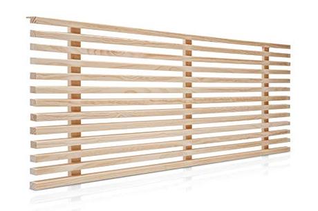 Cabecero de Ikea, compra el mejor SUENOSZZZ-ESPECIALISTAS DEL DESCANSO Cabecero de Cama de 150 Modelo Osaka, Color Crudo 160x50 cm | Cabezal de palillería de Madera