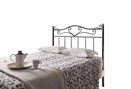 Cabecero de Ikea, compra el mejor HOGAR24 ES Modelo 10, Cabecero de Forja, 135 cm, Color Negro