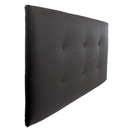 Cabecero de Ikea, compra el mejor Silcar Home | Cabecero Cama tapizado en Polipiel Modelo Carlo | Medidas 105cm, 115cm, 145cm o 160cm, Acolchado, Transporte Incluido, Anclajes Incluidos. (Negro, 160)