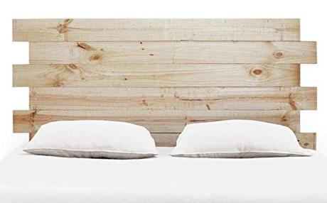 Cabecero de Ikea, compra el mejor SERMAHOME Cabecero para Camas PALETS Codes Cabeceros de Madera de Pino Natural. (144 x 45, Crudo Natural)