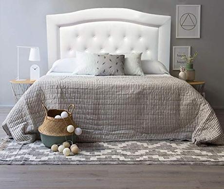 Cabecero de Ikea, compra el mejor OGI DISEÑO CABECERO TAPIZADO DE Cama Polipiel (160x120x8 cm (Cama de 150 cm), 120)