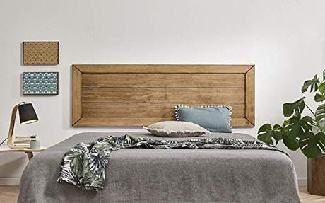 Cabecero de Ikea, compra el mejor HOGAR24 ES Cloe 95 - Cabecero Madera Maciza Natural Acabado Encerado. Medidas: 105 x 60 x 2 cm.